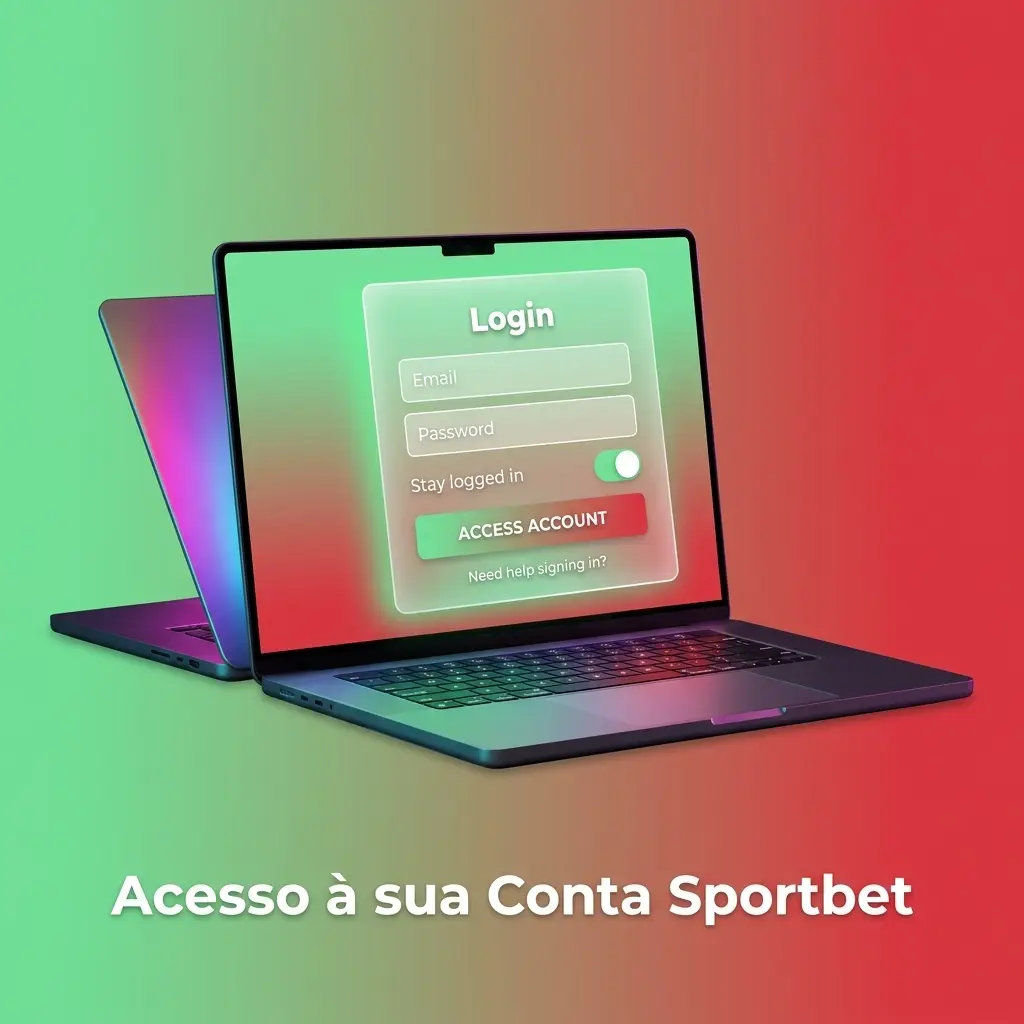 Página de login da Sportbet com campos de e-mail e senha para acesso rápido e seguro à conta