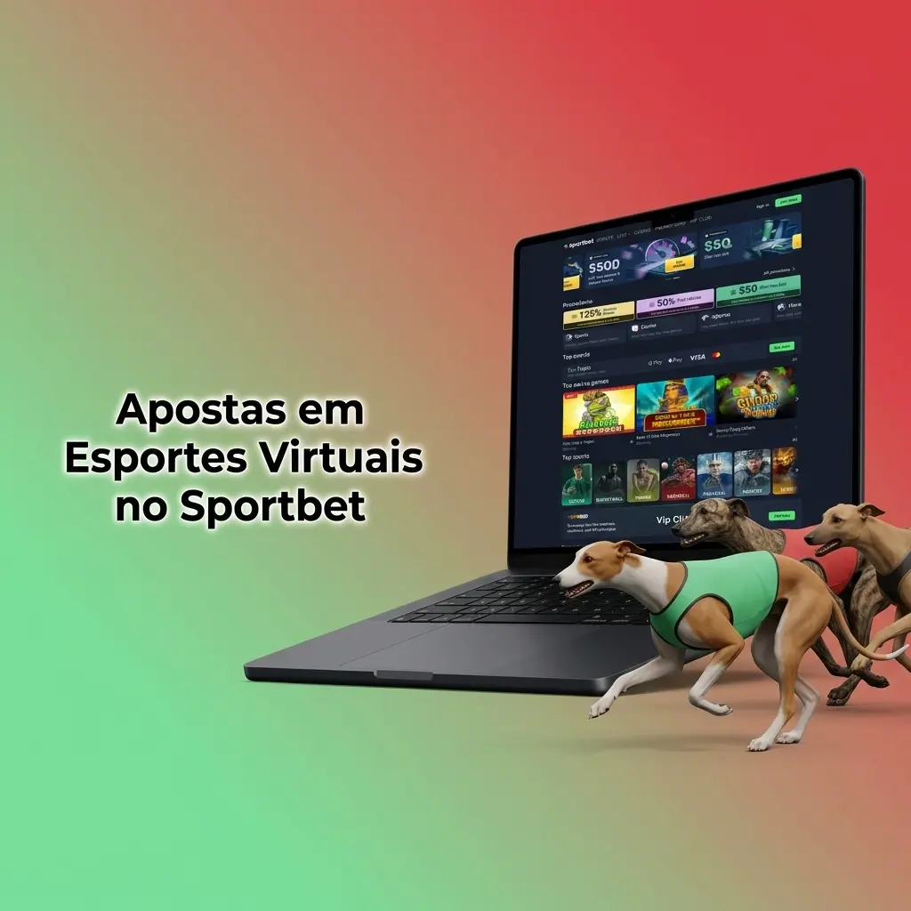 Apostas em esportes virtuais no Sportbet com futebol, tênis, corrida de cavalos e cães disponíveis 24h